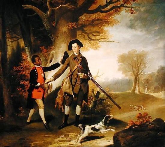 Johann Zoffany The Third Duke of Richmond out Shooting with his Servant Germany oil painting art